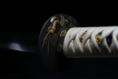 Katana Antigua Japonesa de Tachibana Munehiro con Koshirae Dorado