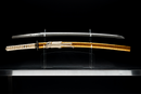 Katana Antigua Japonesa de Tachibana Munehiro con Koshirae Dorado