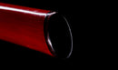 Katana Antigua Japonesa con Saya Roja y Tsuba Fukurin Momiji Dorada