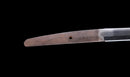 Katana Antigua Japonesa con Saya Roja y Tsuba Fukurin Momiji Dorada