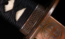 Katana Antigua Japonesa con Tsuba de Hierro con Incrustaciones de Oro, Atribuida a Chikuzen Nobukuni — NBTHK Hozon